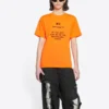 FW21 Elastische slim fit met korte mouwen Oranje 661705TKVH57513