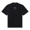 FW21 Gebreid, losvallend shirt met korte mouwen, zwart 651795TJV900107
