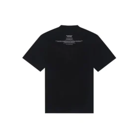 FW21 Gebreid, losvallend shirt met korte mouwen, zwart 651795TJV900107