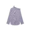 FW21 gestreept overhemd met lange mouwen donkerblauw 663034TIM368502