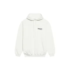 FW21 Hoodie met Political Campaign print Wit 578135TKVI99084