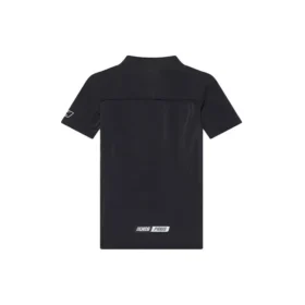 FW21 Logo-alfabetprint, slim fit, korte mouwen, zwart 6617524B0B11077