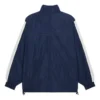 FW21 Logo Splicing loszittende jas unisex marineblauw 663065TKO484063