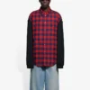 FW21 shirt met lange mouwen, rood 658936TBM238521