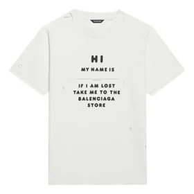 FW21 T-shirt met logoprint Wit 661705TKVF19081