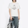 FW21 T-shirt met logoprint Wit 661705TKVF19081