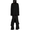 FW23 Vest “Zwarte dubbelzijdige wollen trui” 771671T16751000