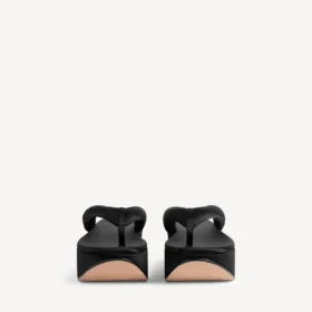Gaeta-teenslipper voor dames in zwart