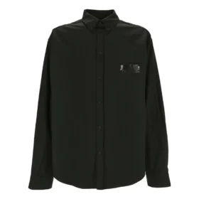 Gaffer-shirt met lange mouwen, ruime pasvorm “Black” 719874TYB181000