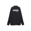 Gaffer-shirt met lange mouwen, ruime pasvorm “Black” 719874TYB181000
