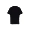 Geborduurd unisex-shirt met korte mouwen, zwart 612965TIVD31000