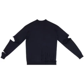 Gebruikt V-hals gebreid trui “Navy” 696091T16420414