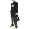 Gelaagd sport-T-shirt met lange mouwen, oversized “Black White” 739027TPVF21070