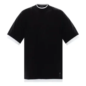 Gelaagd T-shirt, oversized “Black White” 644693TIVG61070