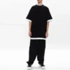 Gelaagd T-shirt, oversized “Black White” 644693TIVG61070