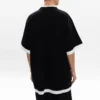 Gelaagd T-shirt, oversized “Black White” 644693TIVG61070