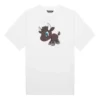 gelimiteerd, klein patroon, korte mouwen, unisex, wit 612966TJVM99000