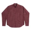 Geruit overhemd met lange mouwen, ruime pasvorm “Rood” 658929TKM386167