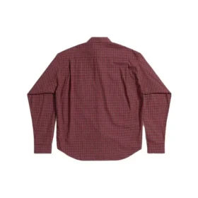 Geruit overhemd met lange mouwen, ruime pasvorm “Rood” 658929TKM386167
