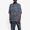 Gestreepte “Balenciaga Jeans”-overhemd “Grijs-Zwart” 647354TKL321269