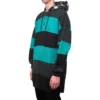 Gestreepte oversized Hoodie “Green Black” 556137TDV325567