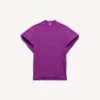 Gestructureerd T-shirt voor dames in violet