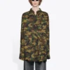 Getailleerd camouflageoverhemd “Green” 659027TKL142840