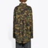 Getailleerd camouflageoverhemd “Green” 659027TKL142840