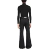 Getailleerde broek met uitlopende pijpen, normale pasvorm “Black” 704709TLT171000