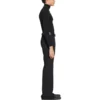 Getailleerde broek met uitlopende pijpen, normale pasvorm “Black” 704709TLT171000