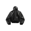 Gevoerde Hoodie met ritssluiting, ruime pasvorm “Zwart” 790311TQS141000