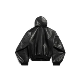 Gevoerde Hoodie met ritssluiting, ruime pasvorm “Zwart” 790311TQS141000