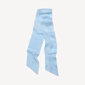 Gewassen crayon-sjaal voor dames in babyblauw