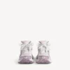 Glitter-Sneaker voor dames in wit/lila/roze