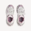 Glitter-Sneaker voor dames in wit/lila/roze