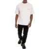 go Luxe unisex katoenen T-shirt met ronde hals en korte mouwen, wit 612966TIVG59055