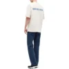 go Luxe unisex katoenen T-shirt met ronde hals en korte mouwen, wit 612966TIVG59055