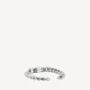 Gourmette-armband met BB Icon in antiek zilver