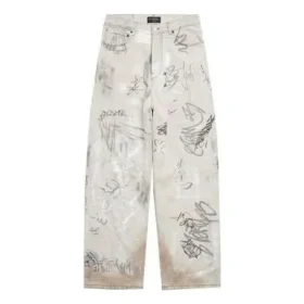 Graffiti-broek “Grijs” 745223TBP475411