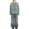 Graffiti-Denim-jas “Lichtblauw” 721708TOW664036