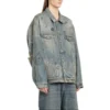 Graffiti-Denim-jas “Lichtblauw” 721708TOW664036
