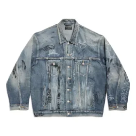 Graffiti oversized jass “Light Blue” 745048TNW014012