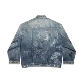 Graffiti oversized jass “Light Blue” 745048TNW014012
