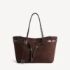 Grote Bel Air-tas voor dames in licht espresso