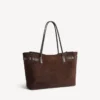 Grote Bel Air-tas voor dames in licht espresso