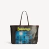 Grote Select-tas voor dames in zwart/geel