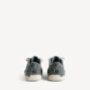 Hamptons denim sneaker voor dames in blauw/gebroken wit