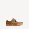Hamptons herensneaker met medium versleten look in camel