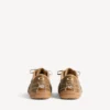 Hamptons herensneaker met medium versleten look in camel