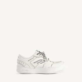 Hamptons-platformsneaker voor dames in wit
